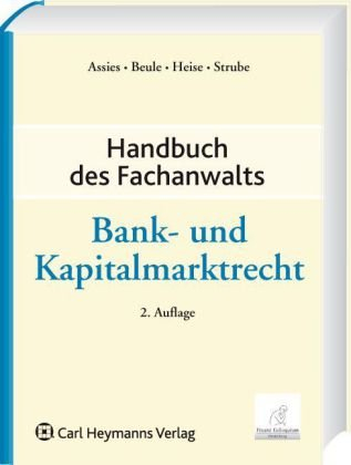 Handbuch des Fachanwalts Bank- und Kapitalmarktrecht