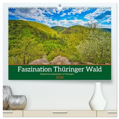 Faszination Thüringer Wald (hochwertiger Premium Wandkalender 2026 DIN A2 quer), Kunstdruck in Hochglanz: Impressionen vom südlichen Thüringer Wald mit seinen Flüssen und Talsperren. (CALVENDO Natur)