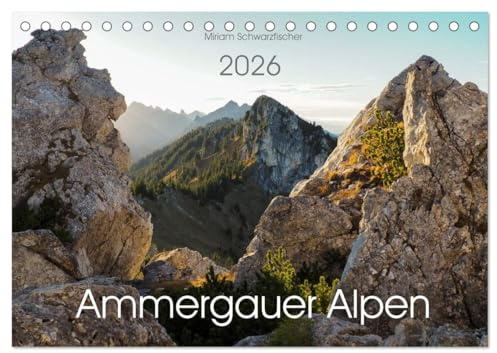 Ammergauer Alpen (Tischkalender 2026 DIN A5 quer), CALVENDO Monatskalender: Einblick in den Naturpark Ammergauer Alpen Wandkalender (CALVENDO Orte)