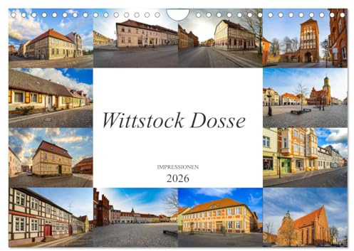 Wittstock Dosse Impressionen (Wandkalender 2026 DIN A4 quer), CALVENDO Monatskalender: Ein Kalender mit zwölf wunderschönen Bildern von Wittstock Dosse (CALVENDO Orte)
