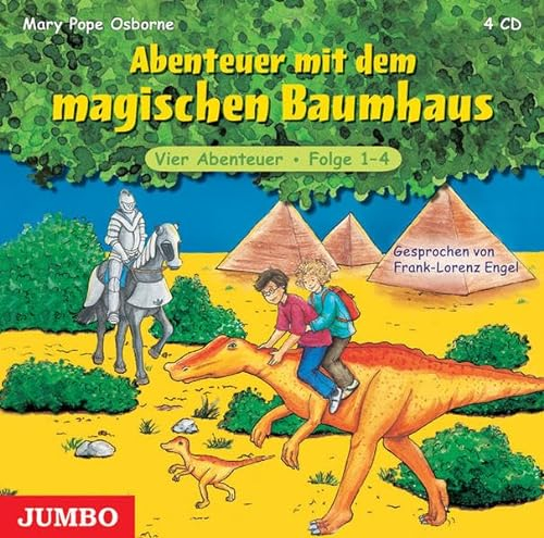 Abenteuer mit dem magischen Baumhaus: Vier Abenteuer Folge 1-4: Vier Abenteuer. Lesung (Das magische Baumhaus)