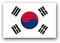 Aufkleber/Sticker Südkorea Flagge Republik Südkorea Ostasien Korea 11x7cm A2986
