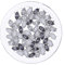 Morella Damen Coin 33 mm Zirkonia Muster schwarz weiß