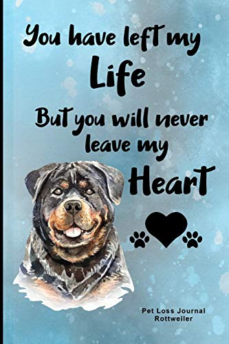 Pet Loss Journal Rottweiler: Guided Prompt Keepsake Workbook