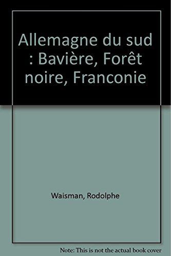 Allemagne du sud - baviere, foret noire, franconie 1997-1998: - 13 CARTES ET PLANS