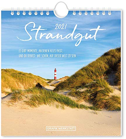 Postkartenkalender 2021 Strandgut: Postkartenkalender