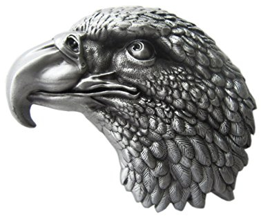 Schnalle123 Gürtelschnalle Adler Eagle Amerika Vogel 3D Optik für Wechselgürtel Gürtel Schnalle Buckle Modell 78