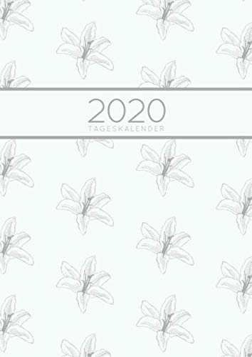 2020 Tageskalender: Tagesplaner 1 Tag pro Seite mit Jahres und Monatsübersicht | Tracking von Gewohnheiten | Din A4 | VOL 2