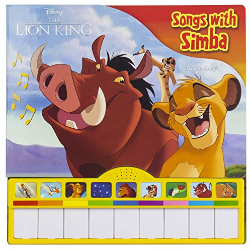 Disney The Lion King - Songs with Simba Piano Songbook with Built-In Keyboard - PI Kids