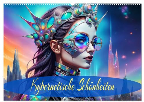 Kybernetische Schönheiten (Wandkalender 2026 DIN A2 quer), CALVENDO Monatskalender: Die Fusion von Mensch und Maschine, eine Symbiose der Schönheit. (CALVENDO Technologie)