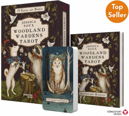 Woodland Wardens Tarot - Set mit Booklet u. 78 Karten (Deutsche Ausgabe des Tarot of the Woodland Wardens, Krafttierkarten Tarot)