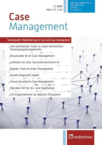 Case Management Ausgabe 1/2026: Schwerpunkt: Digitalisierung im Care und Case Management