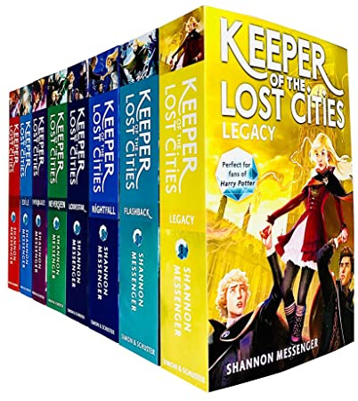 Serie „Keeper of the Lost Cities“, Band 1–8, Sammlungsbücher von Shannon Messenger (Keeper of the Lost Cities, Exile, Everblaze, Neverseen, Lodestar, Nightfall, Flashback & Legacy)
