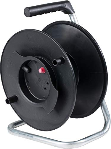 as - Schwabe 12221 Geräte-Leertrommel 285 mm ø, leer für circa 50 m Kabel, Außenbereich