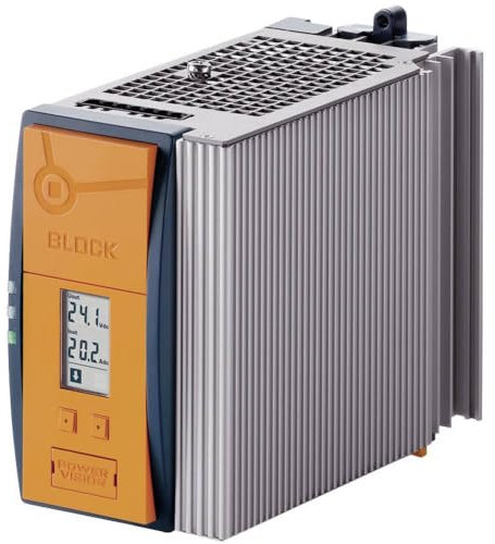 Block PVSB 400/24-40 PowerVision DIN Rail Power Supply 24Vdc 40A 960W, -Phase