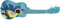 Stagg US-MA Sopran-Ukulele mit Turtle Graphic Top