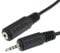 kenable 4 Pole 3 Bands 2.5mm Male to Female Jack Extension AV Cable Lead 1m [1 metres]
