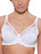 Selene, Reggiseno Contenitivo Donna in Pizzo, con Ferretto e Senza Imbottitura, Collezione Mariluz, Colore Bianco, Taglia 3C