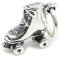 Ciondolo in argento sterling TINY Roller Skate .925 x 1 Charms Rollerskate