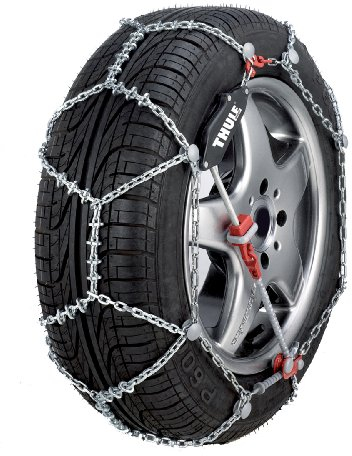 Schneeketten-Set - THULE CL-10 Schneeketten ADAC TESTSIEGER für 195/65 R14 im Set mit hochwertigen Handschuhen