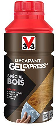 V33 Décapant gel express spécial bois, 0,5L