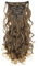 CAISHA XXL 8 Teiliges Set 45cm Langhaarige CLIP IN EXTENSIONS Synthetik Haarverlängerung Haarteil Voluminös Gelockt Braun Blond CES19-1