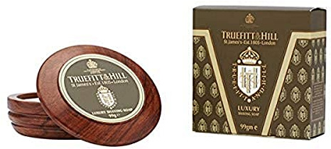 Truefitt & Hill Luxury Shaving Soap In Wooden Bowl - 99g/3.3oz