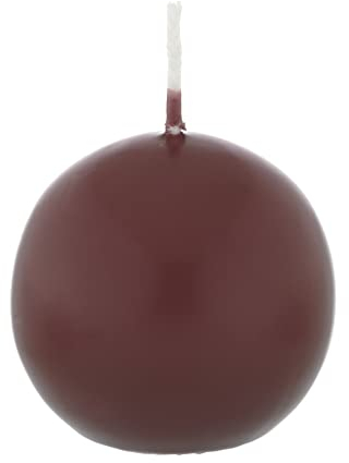 Kugelkerzen Bordeaux 7 cm, 12 Stück