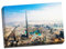 Große Burj Khalifa Dubai Scenic Landschaft gerahmtes Leinwandbild, Kunstdruck 50,8 x 76,2 cm A1