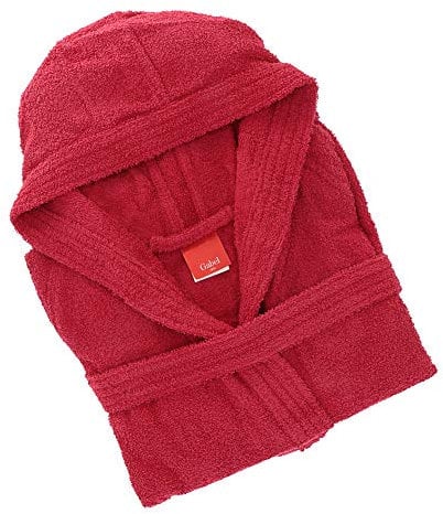 Gabel T.U.&CO Accappatoio Adulto, 100% Cotone Idrofilo, Bordeaux, Taglia M
