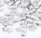 1000 Pieces 7mm Silver Colour Square Metallic Nail Art Body Decoration Studs Gems Crafts Card Art Tips