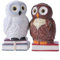 Pacific Giftware Ceramic Salt and Pepper Shaker, Hedwig Magnetic Book Owls Kitchen Decor