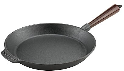 Carl Victor - Bratpfanne Gusseisen Pfanne 24 cm Holzgriff