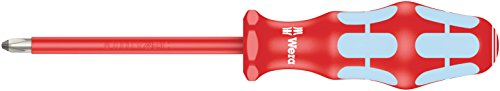 Wera 05022734001 PH2 x 100 mm 3162i PH VDE Insulated Phillips Screwdriver - Silver