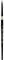 Silver Brush Limited 3000S6 Black Velvet Round Brush for Watercolour, Size 6, Short Handle