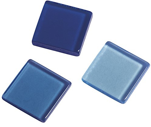 Rayher 14540374 Acryl-Mosaik, 1x1 cm, transparent, SB-Box ca. 205 Stüc