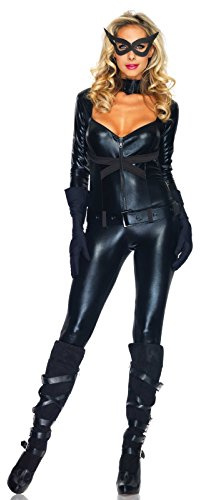 Leg Avenue 85015 - Cat Girl Kostüm, Größe L, schwarz