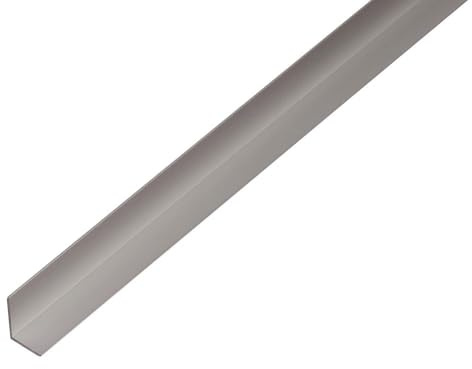 Alberts 030685 Winkelprofil | Aluminium, silberfarbig eloxiert | 1000 x 19,8 x 17,8 mm