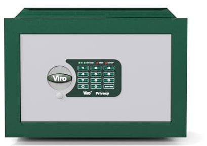 Viro | Privacy Elettronica, Cassaforte a Muro con Scheda Elettronica, da Incasso, in Acciaio, 350x290x205 mm
