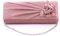 Sac à main en satin rose pour femme, Rose pâle. (Multicolore) - STK0115012000