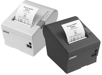 Epson TM-T88V, USB, Ethernet, schwarz