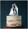 Cake Topper #23 Tortenfigur #23 Acryl Hochzeitstorte Silber/Spiegel Einseitig