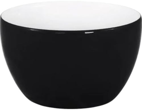 KAHLA 576008A72128C Pronto Colore Zuckerschale 0,25 l pure black|schwarze Dessertschale aus Porzellan