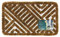 JVL Boston Scraper Mat (39 x 59 cm approx.)