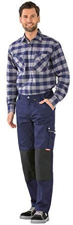 Planam 2128090 Canvas 320 Bundhose, Marine/Marine, Größe 90