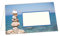 Logbuch-Verlag 50 kleine Tischkarten Namensschilder blau weiß maritim Meer sommerlich Steine Geburtstag sommerlich