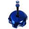 Aluminium Tankdeckel mit Entlüftungsventil Blau 65mm
