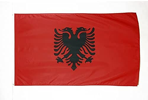 BANDIERA ALBANIA 150x90cm - BANDIERA ALBANESE 90 x 150 cm - AZ FLAG
