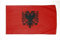 AZ FLAG - Drapeau Albanie - 150x90 cm - Drapeau Albanais 100% Polyester Avec Oeillets Métalliques Intégrés - Pavillon 110 g