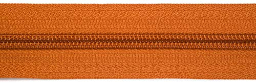 Jajasio Endlosreißverschluss mit Zipper 5mm (Autolock), 5 Meter, Reißverschluss endlos Auswahl aus 40 Farben/Farbe: 59 – Terracotta
